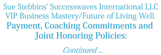 Successwaves coaching joint partnering policies
